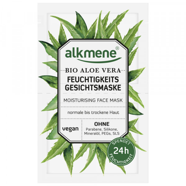 ALKMENE Feuchtigkeits Gesichtsmaske Bio Aloe Vera