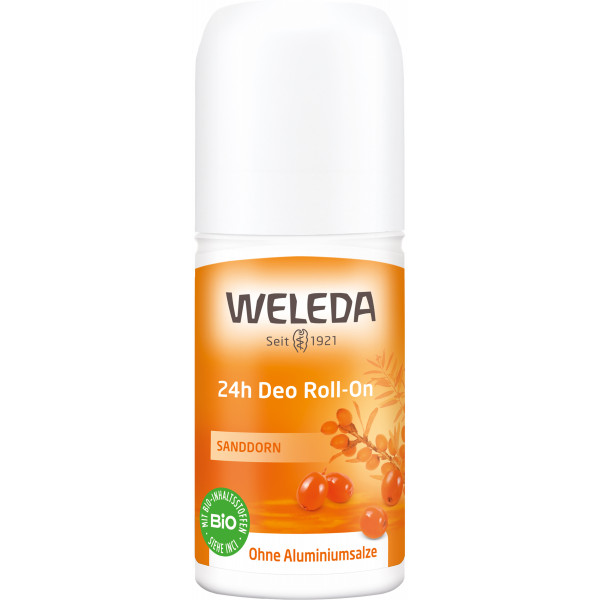 Weleda 24h Deo Roll-On Sanddorn - Ohne Aluminiumsalze