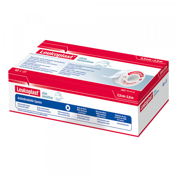 LEUKOPLAST Skin Sensitive 2,5 cmx2,6 m o.Schutzr.