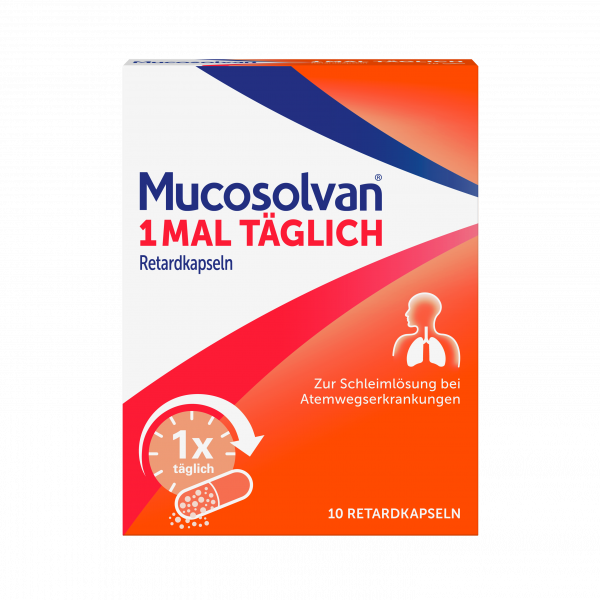 MUCOSOLVAN 1mal täglich Retardkapseln zur Schleimlösung bei Atemwegserkrankungen