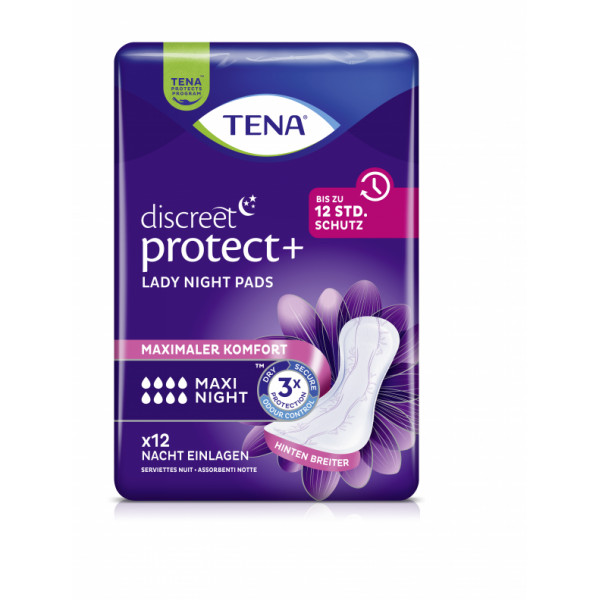TENA LADY Discreet Inkontinenz Einlagen maxi night