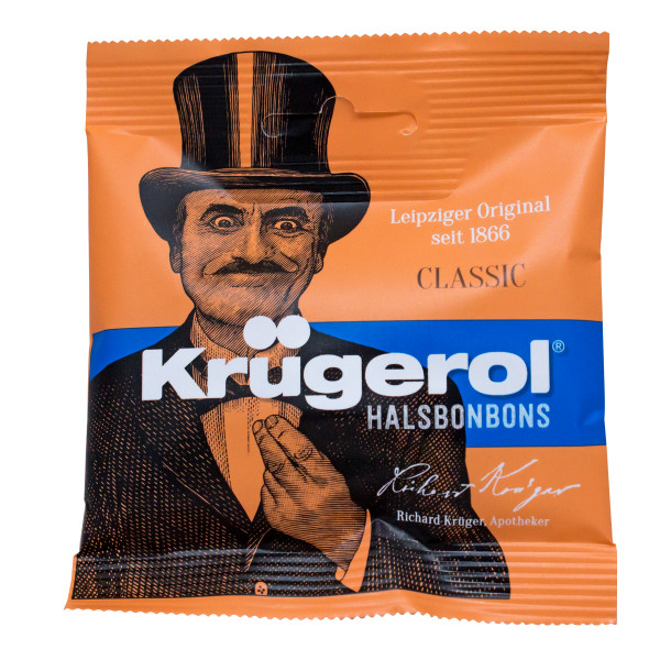 KRÜGEROL Halsbonbons zuckerhaltig
