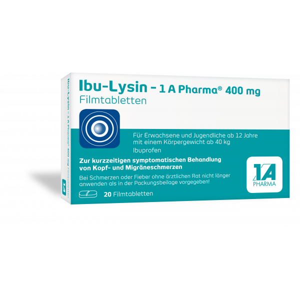 IBU-LYSIN 1A Pharma 400 mg Filmtabletten