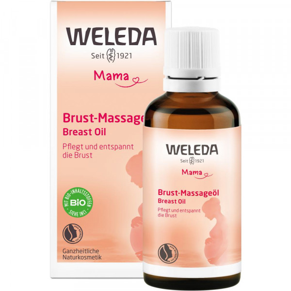 Weleda Brust-Massageöl - Pflegt und entspannt die Brust