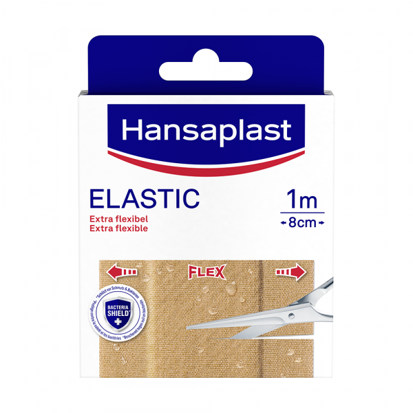 HANSAPLAST Elastic Pflaster 8 cmx1 m