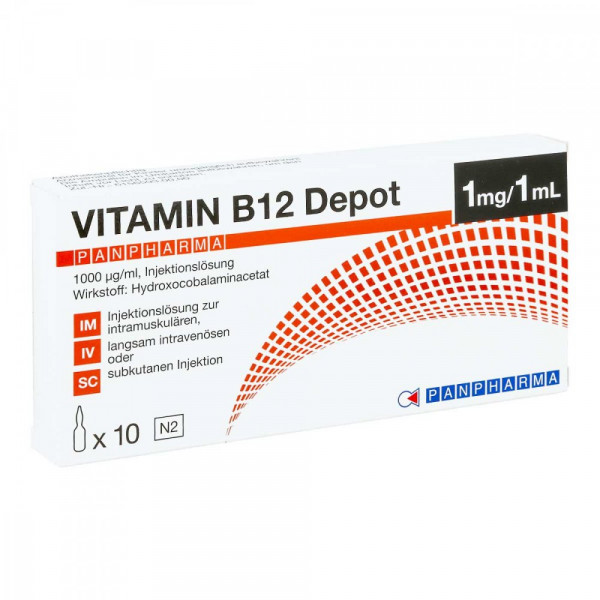 VITAMIN B12 DEPOT PANPHARMA 1000 μg/ml Inj.-Lsg.