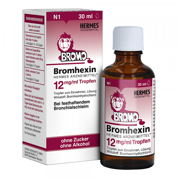 BROMHEXIN Hermes Arzneimittel 12 mg/ml Tropfen