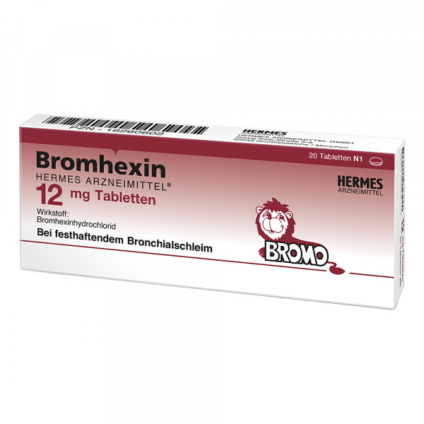 BROMHEXIN Hermes Arzneimittel 12 mg Tabletten