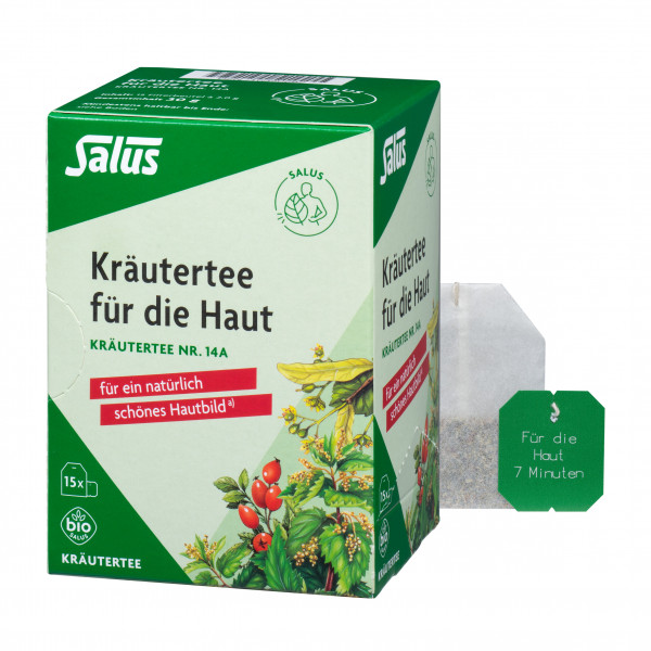 KRÄUTERTEE für die Haut Nr.14a Bio Salus Fbtl.