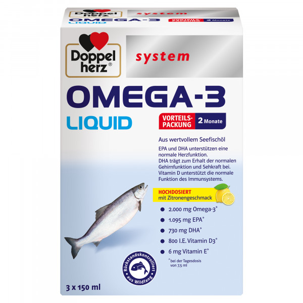 DOPPELHERZ Omega-3 Liquid system