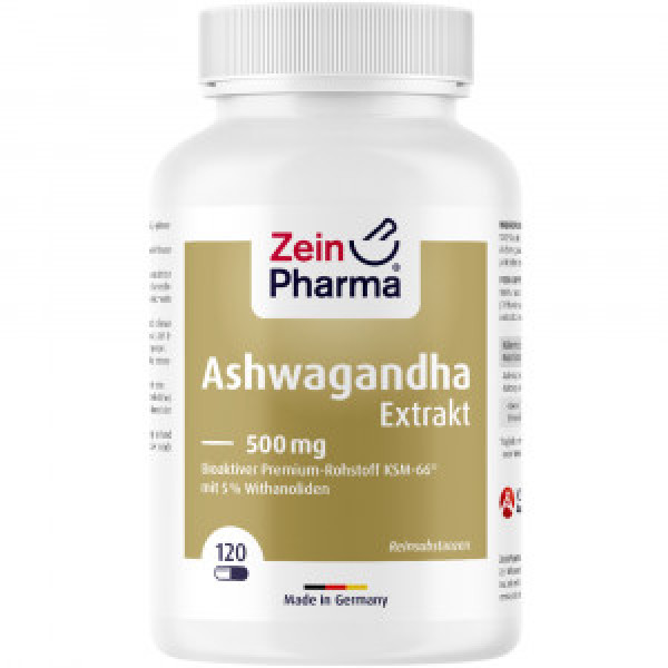 ASHWAGANDHA EXTRAKT 500 mg Kapseln