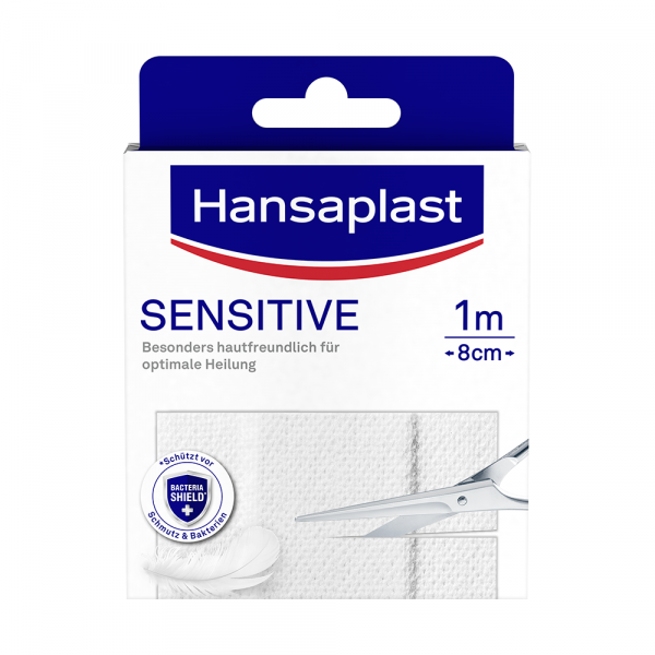 HANSAPLAST Sensitive Pflast.hypoallergen 8 cmx1 m