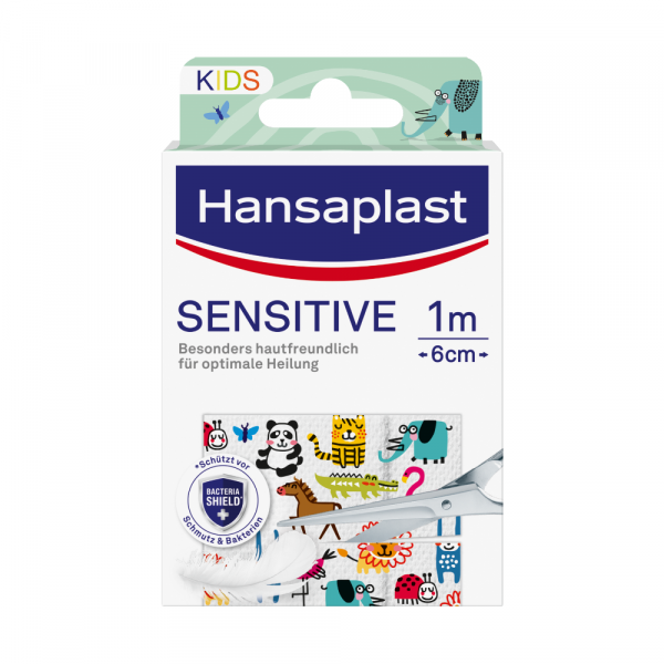 HANSAPLAST Sensitive Kinder Pflaster 6 cmx1 m