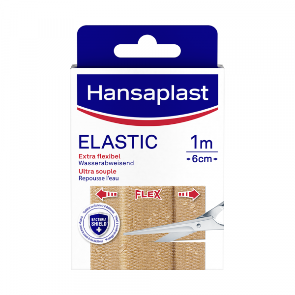 HANSAPLAST Elastic Pflaster 6 cmx1 m