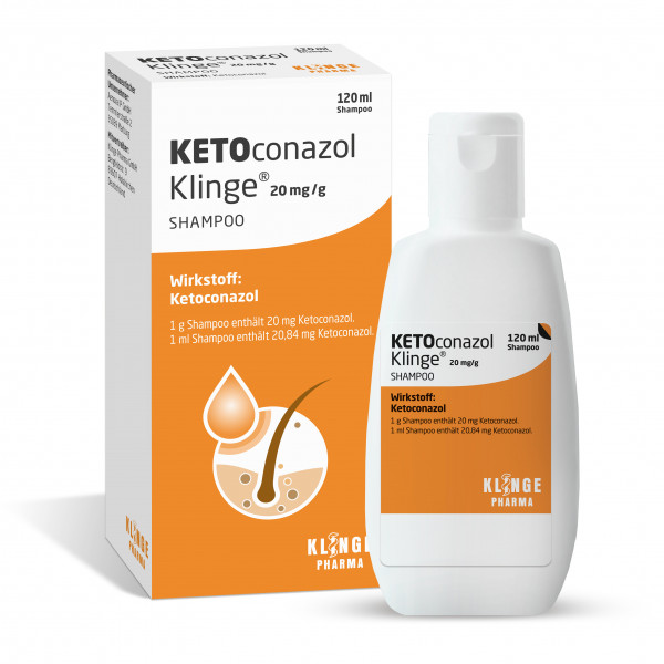 KETOCONAZOL Klinge 20 mg/g Shampoo