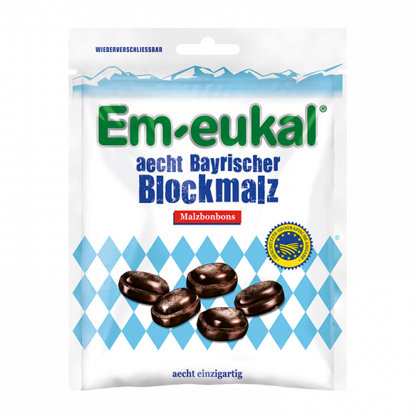 EM-EUKAL Bonbons aecht Bayrischer Blockmalz gg.Azh