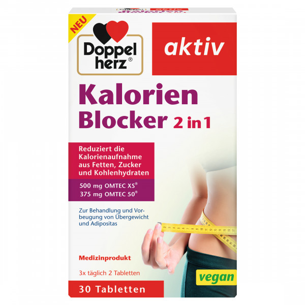 DOPPELHERZ Kalorien Blocker 2in1 Tabletten