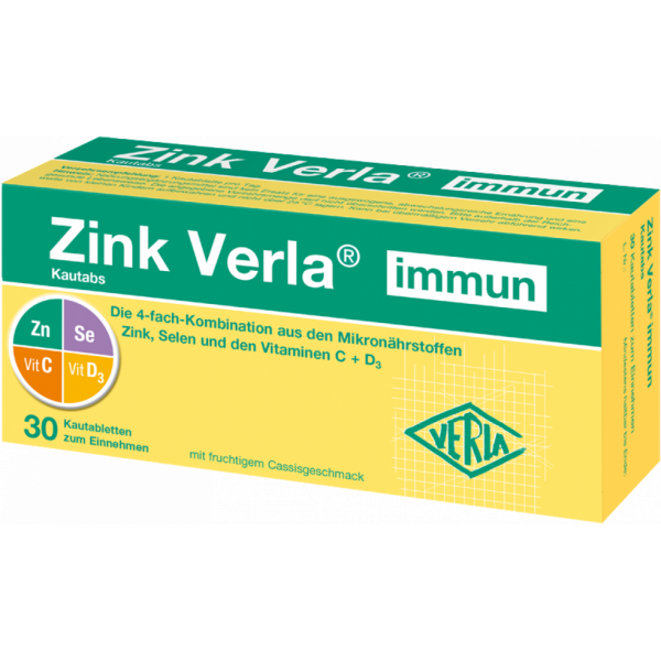 Zink Verla® immun Kautabs
