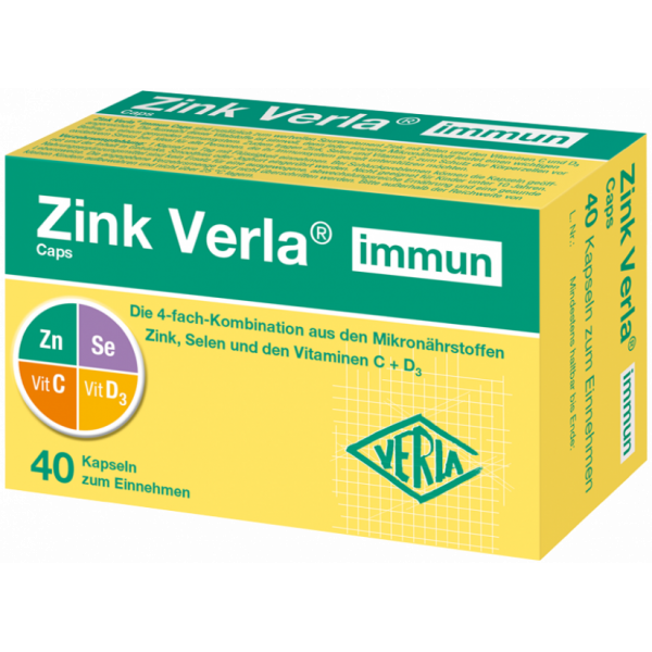 Zink Verla® immun Caps