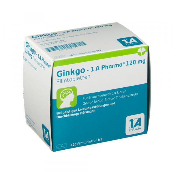 GINKGO BILOBA-1A Pharma 120 mg Filmtabletten