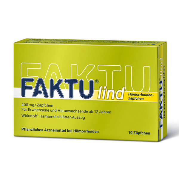 FAKTU lind Hämorrhoidenzäpfchen