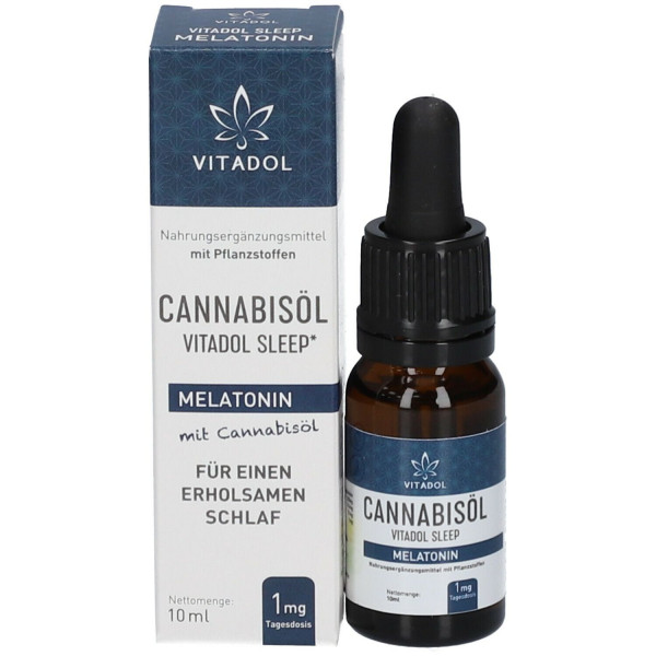 MELATONIN 10ml/25mg Cannabisöl Vitadol Sleep Tro.