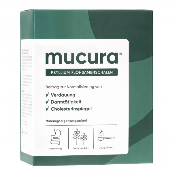 MUCURA Flohsamenschalen Pulver