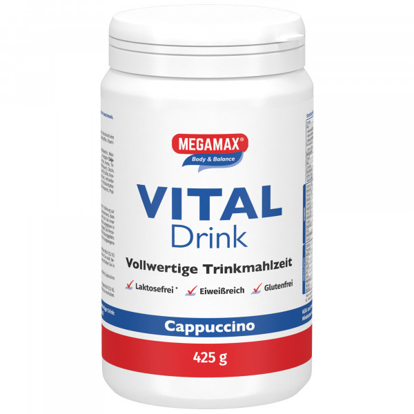 MEGAMAX Vital Drink Cappuccino Pulver