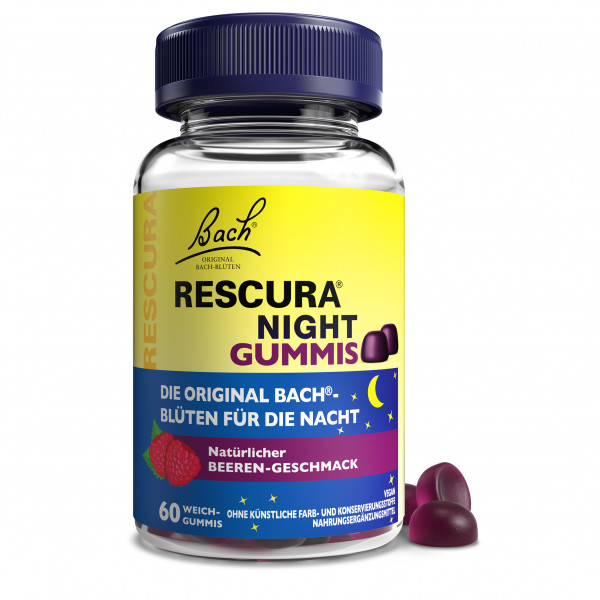 Bach RESCURA® NIGHT Gummis Beere, 60 Stück