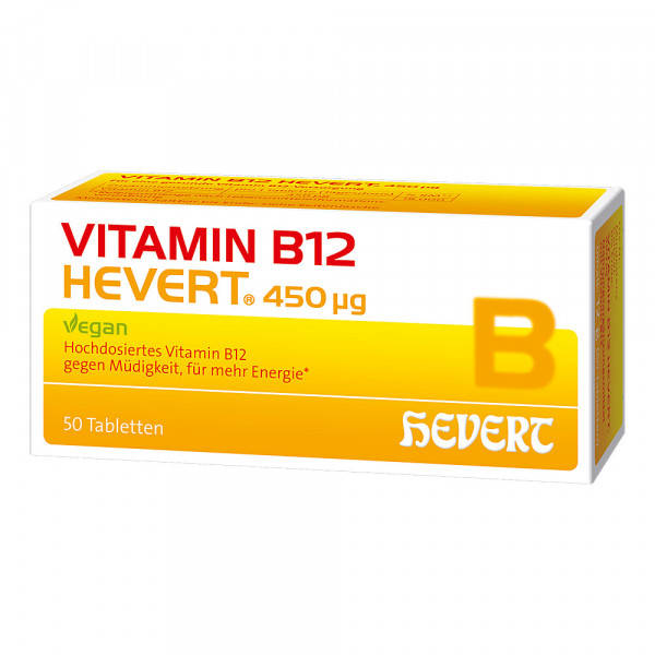 VITAMIN B12 HEVERT 450 μg Tabletten