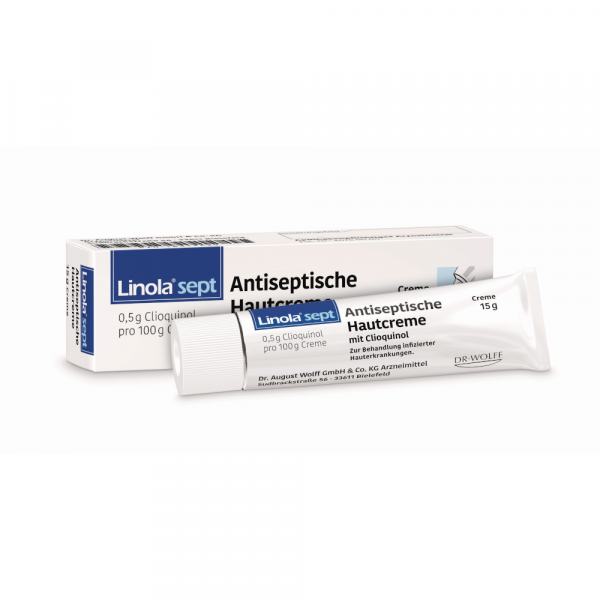 LINOLA sept Antiseptische Hautcreme mit Clioquinol