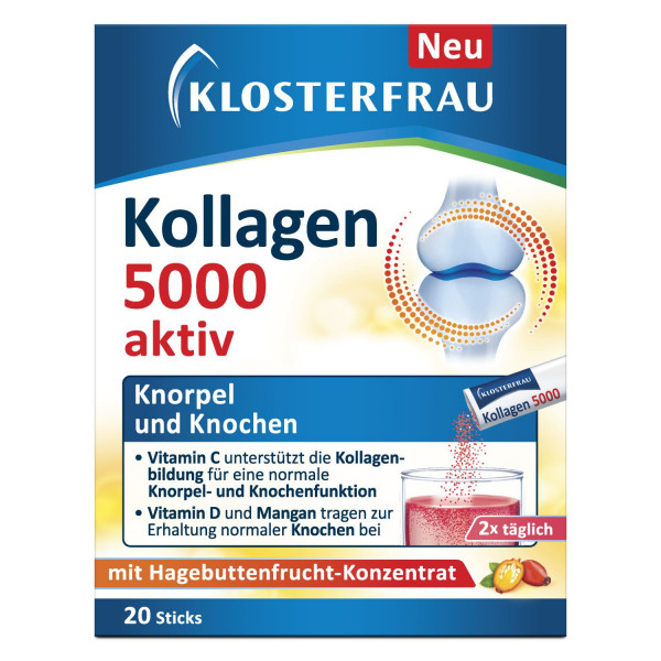 KLOSTERFRAU Kollagen 5000 aktiv Granulat Sticks