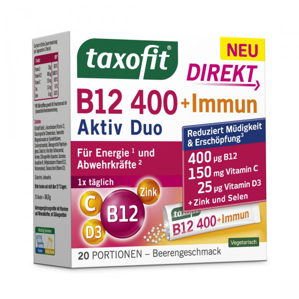 TAXOFIT B12 400 + Immun Direkt Granulat