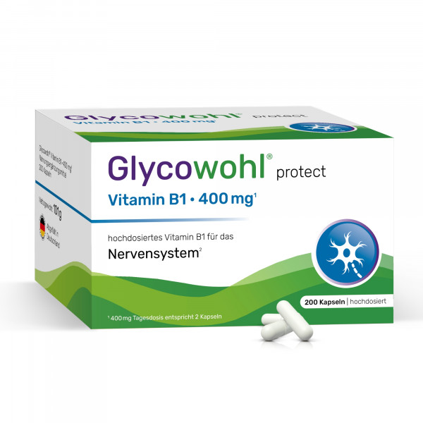 GLYCOWOHL Vitamin B1 Thiamin 400 mg hochdos.Kaps.