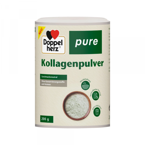 DOPPELHERZ Kollagenpulver pure