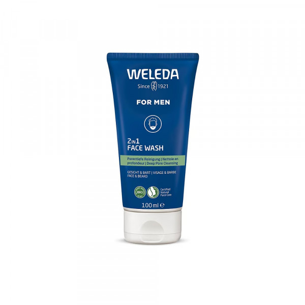Weleda For Men 2in1 Face Wash - für Gesicht & Bart