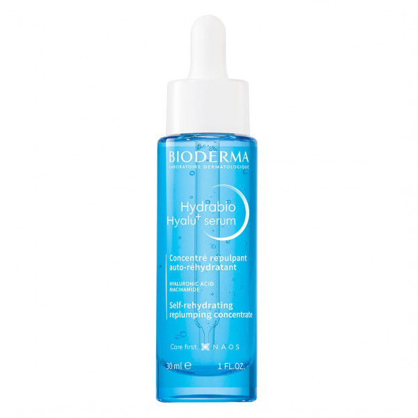 Hydrabio Hyalu+ Serum - Selbst-rehydrierendes & aufpolsterndes Serum mit Hyaluronsäure & Niacinamid.