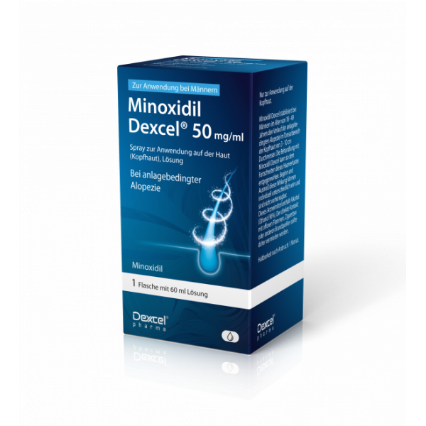 MINOXIDIL Dexcel 50 mg/ml Spray z.Anw.a.d.Kopfhaut