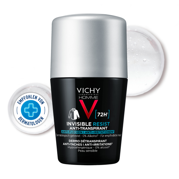 VICHY HOMME Deo Roll-on 72h Anti-Flecken