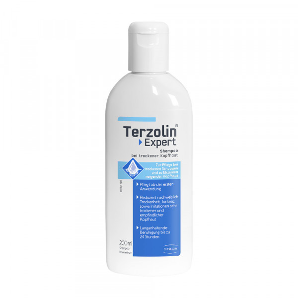 TERZOLIN Expert Shampoo bei trockener Kopfhaut, Juckreiz und Schuppen