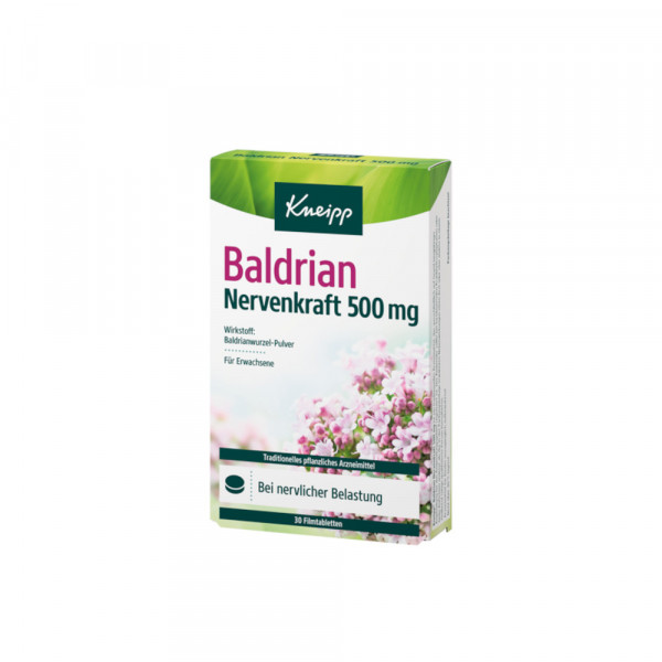KNEIPP Baldrian Nervenkraft 500 mg Filmtabletten