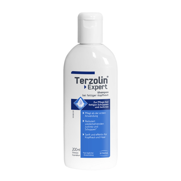 TERZOLIN Expert Schuppen-Shampoo bei fettiger Kopfhaut, Juckreiz und Schuppen
