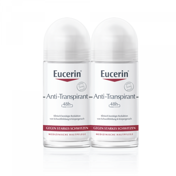 EUCERIN Deodorant Roll-on 24h Doppelpack