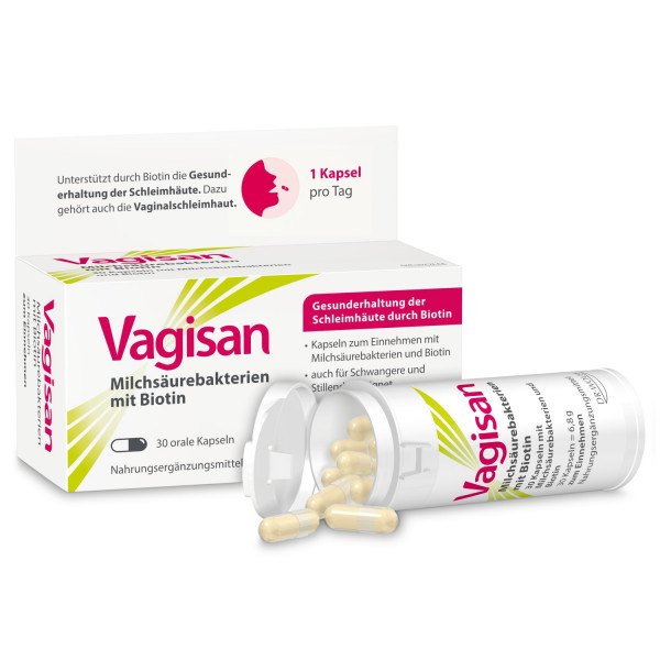 VAGISAN Milchsäurebakterien mit Biotin Kapseln