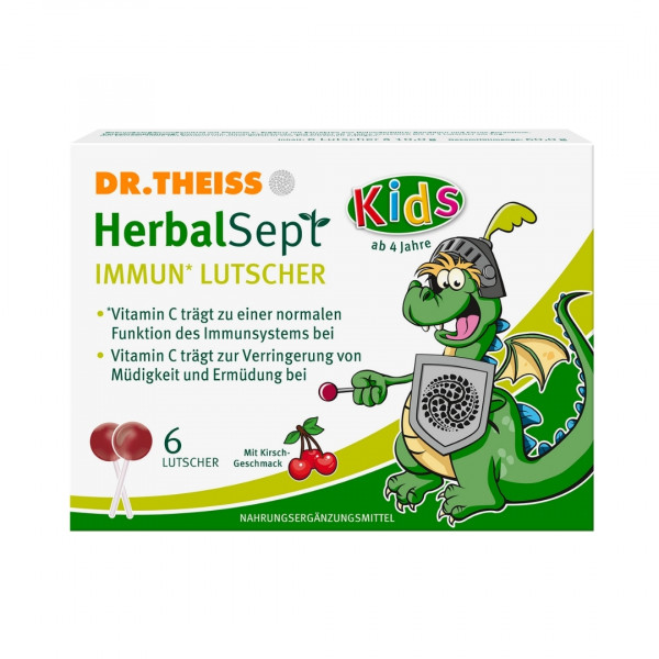 DR.THEISS HerbalSept Immun Lutscher Kids D NEM