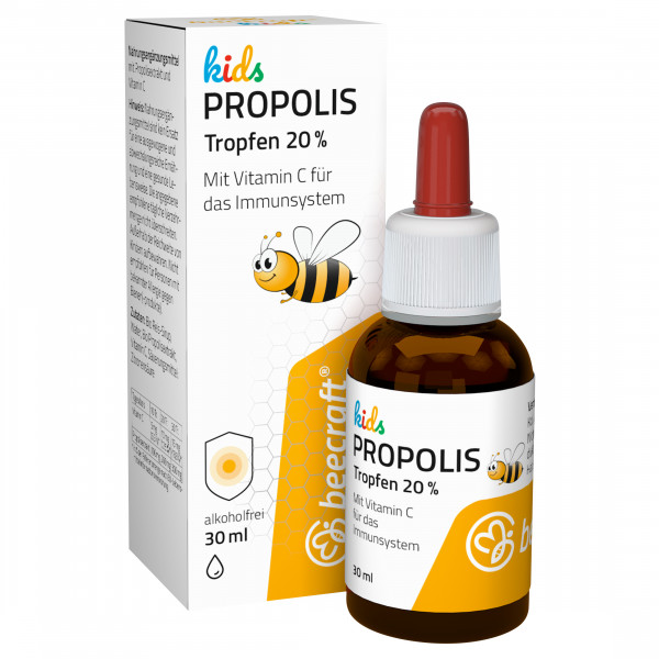 BEECRAFT KIDS Propolis Bio Tropfen 20% plus Vit.C