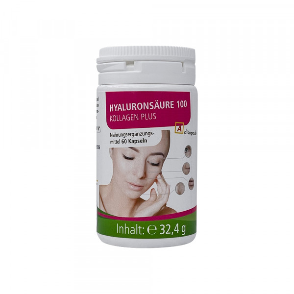 DISAPO Hyaluronsäure 100mg Kollagen Plus Magic Aging Kapseln