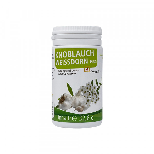 DISAPO Knoblauch Weißdorn Plus Kapseln