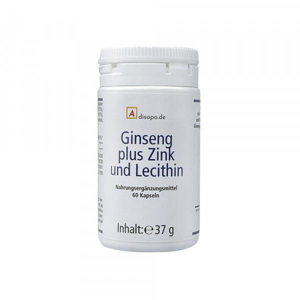 DISAPO Ginseng Plus Zink & Lecithin Kapseln