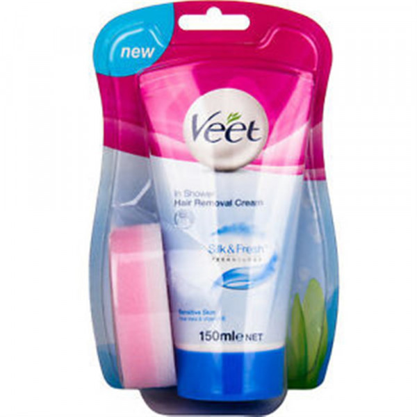 Veet Silk & Fresh Dusch-Haarentfernungs-Creme Sensible Haut  150ml